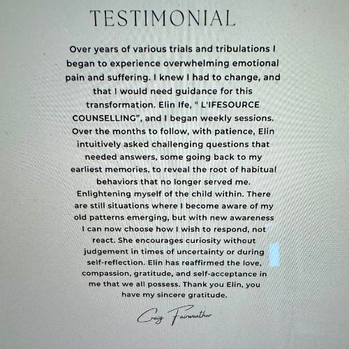 Elin Testimonial 3- ElinIfe.com